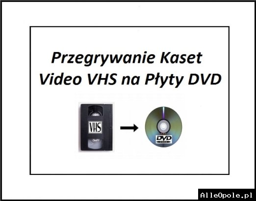 Przegrywanie Kaset Video VHS na Płyty DVD