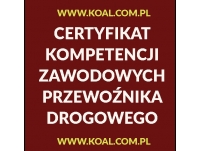 Kurs Katowice Certyfikat Kompetencji Zawodowych CPC, październik 2020