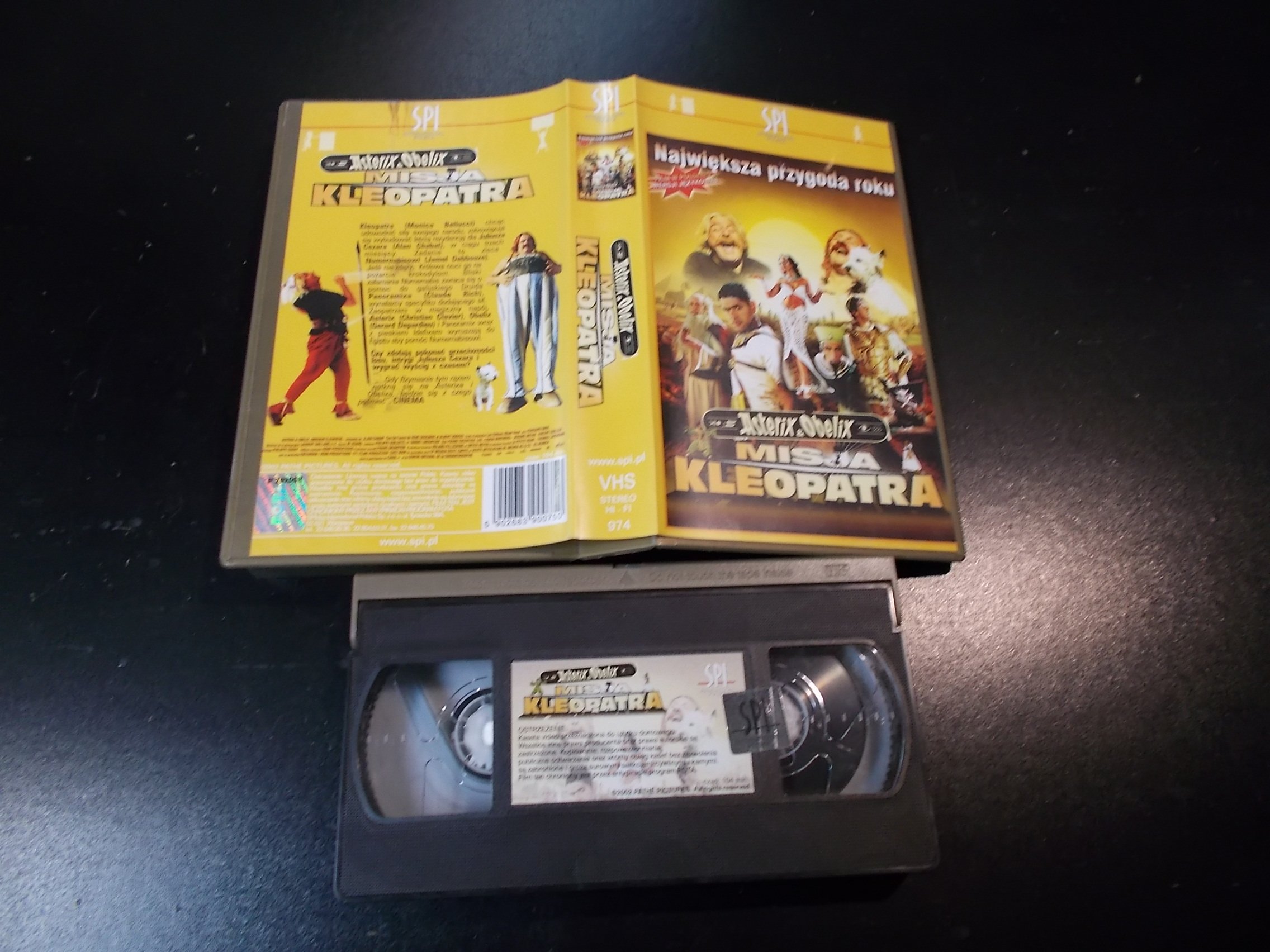 ASTERIX I OBELIX MISJA KLEOPATRA - kaseta Video VHS - 1365 Sklep 