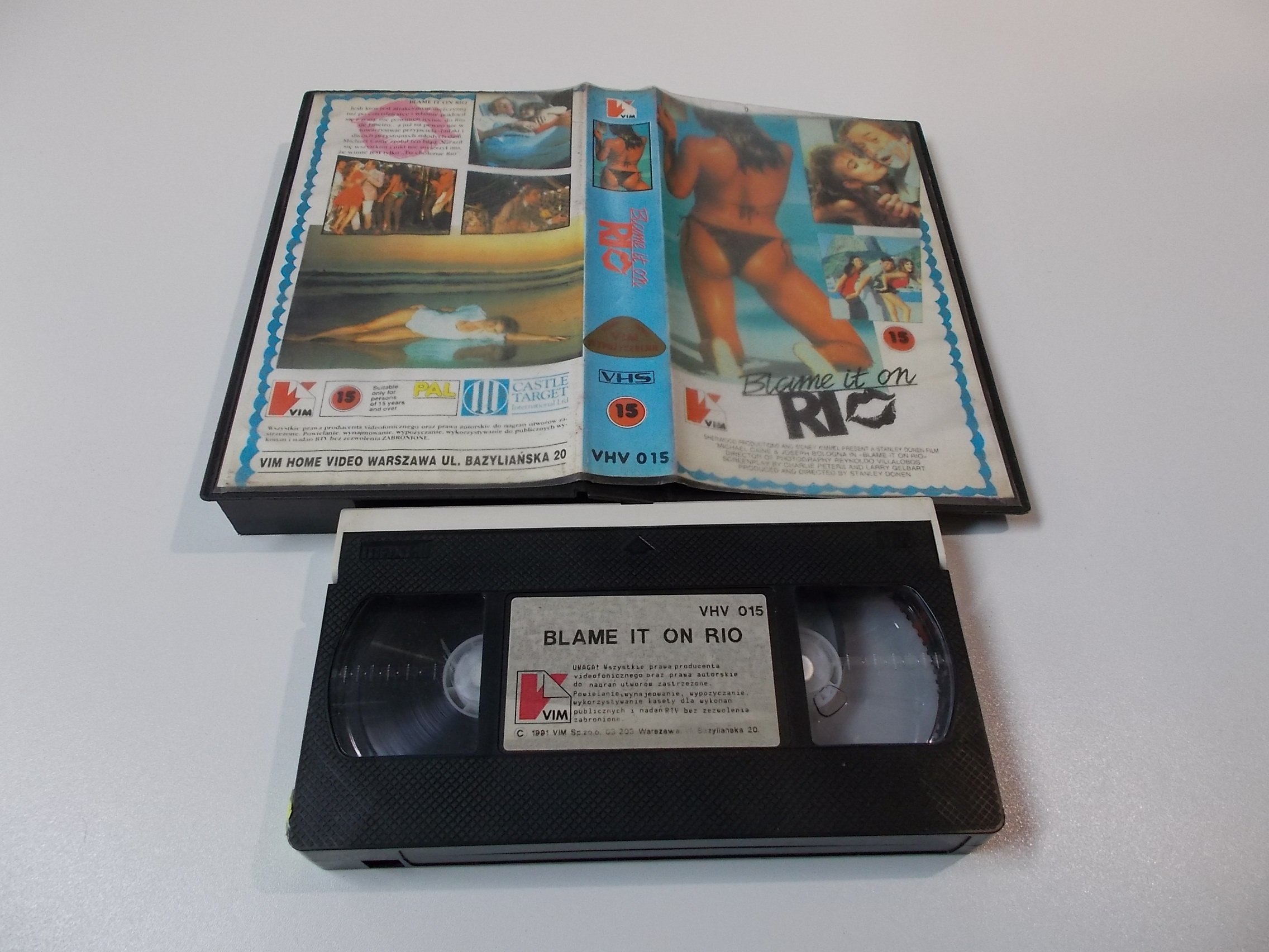 BLAME IT ON RIO - Kaseta Video VHS - Opole 1540