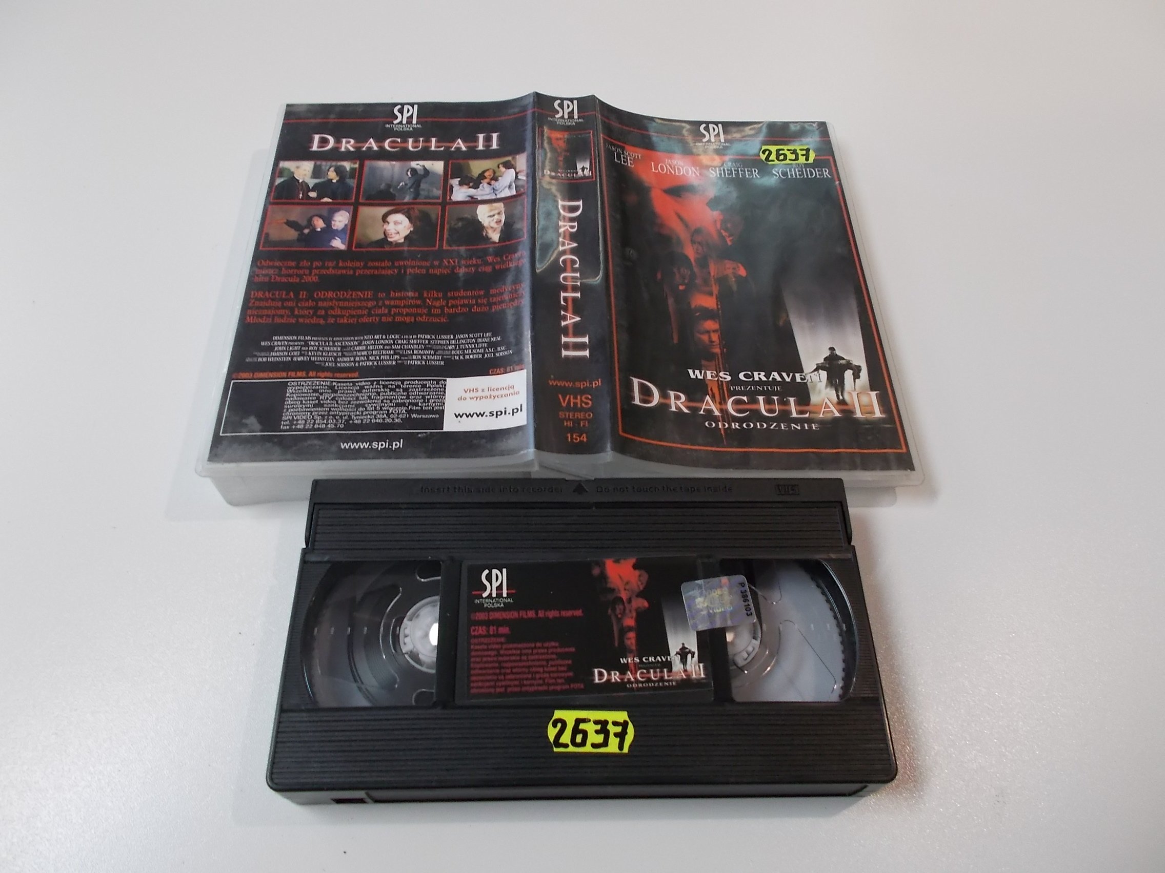 DRACULA 2 - Kaseta Video VHS - Opole 1566
