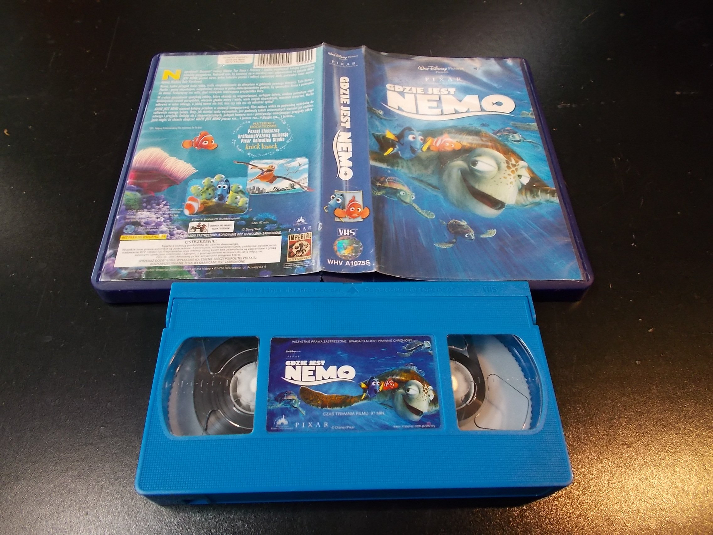 GDZIE JEST NEMO - kaseta Video VHS - 1343 Sklep 