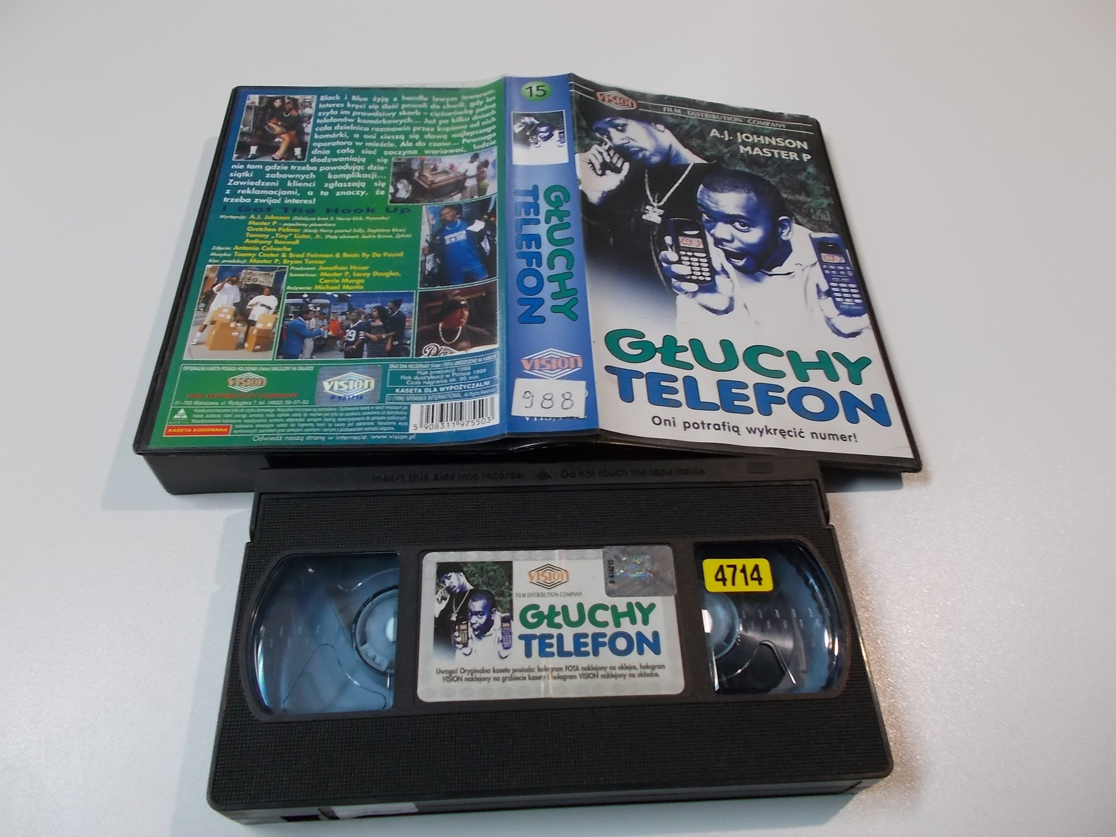 GŁUCHY TELEFON -  kaseta Video VHS - 1467 Sklep 