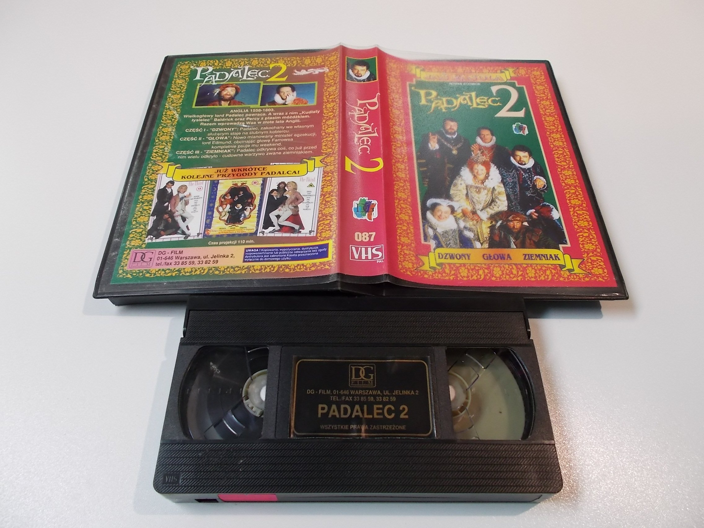 JAŚ FASOLA PADALEC 2 - kaseta Video VHS - 1428 Sklep 