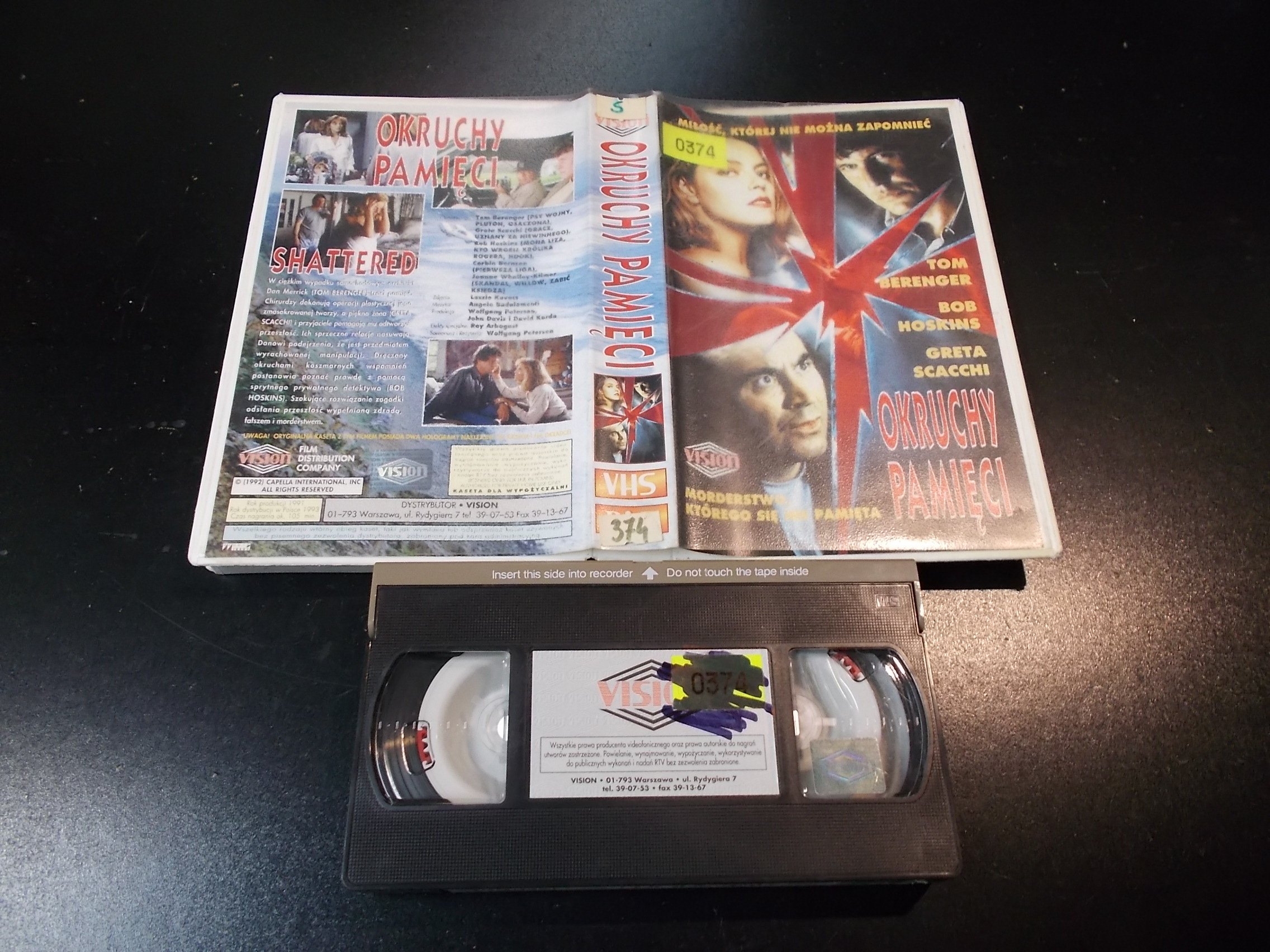 OKRUCHY PAMIĘCI - kaseta Video VHS - 1397 Sklep 
