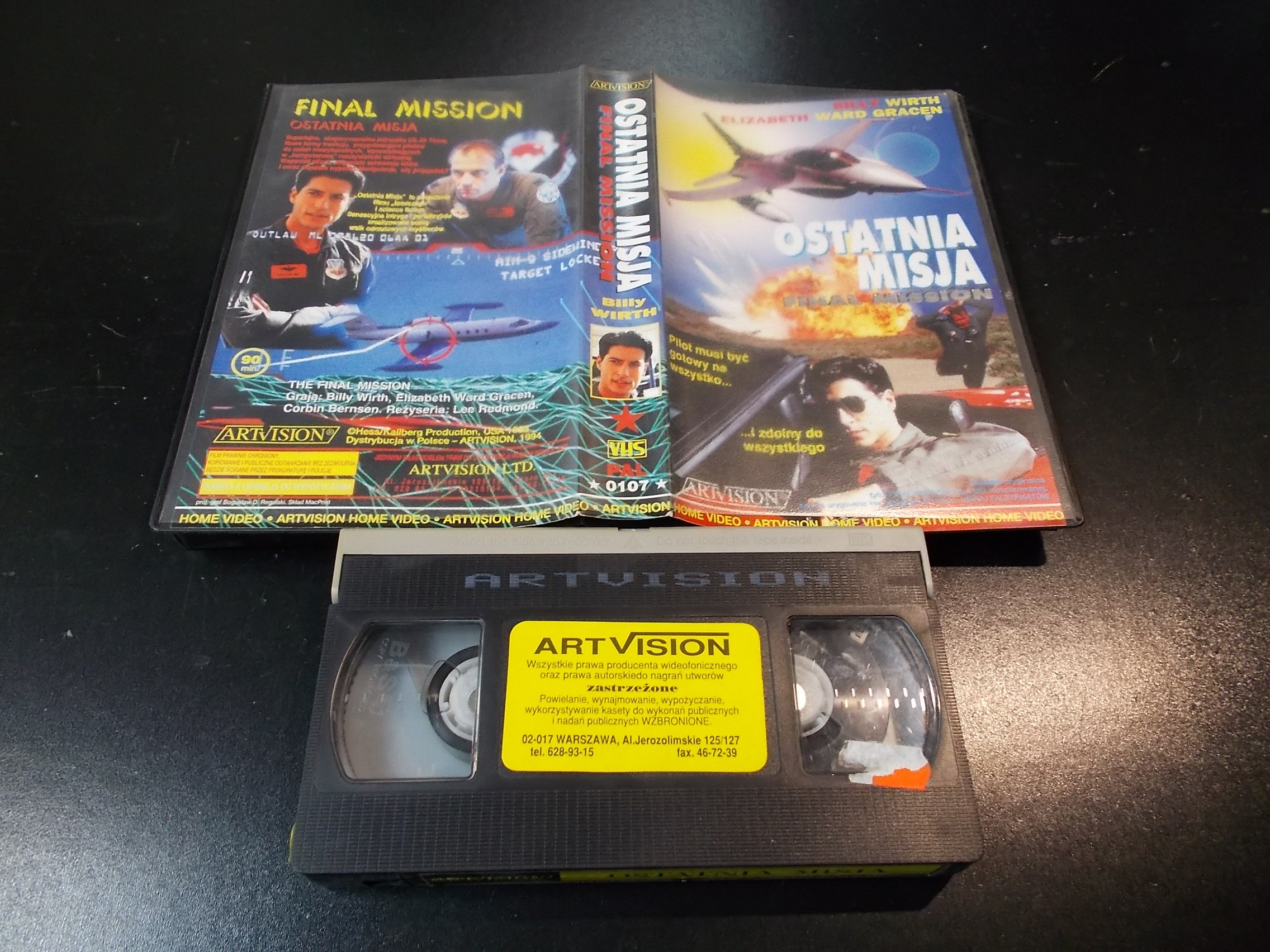 OSTATNIA MISJA - kaseta Video VHS - 1379 Sklep 