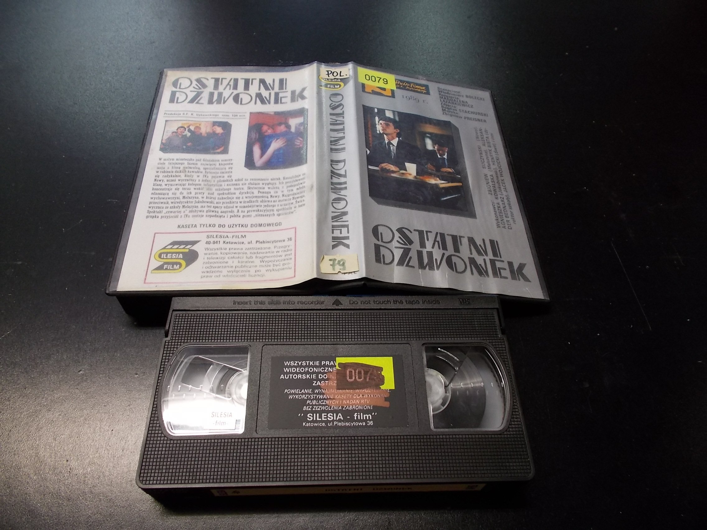 OSTATNI DZWONEK -  kaseta VHS - 1281 Opole - AlleOpole.pl