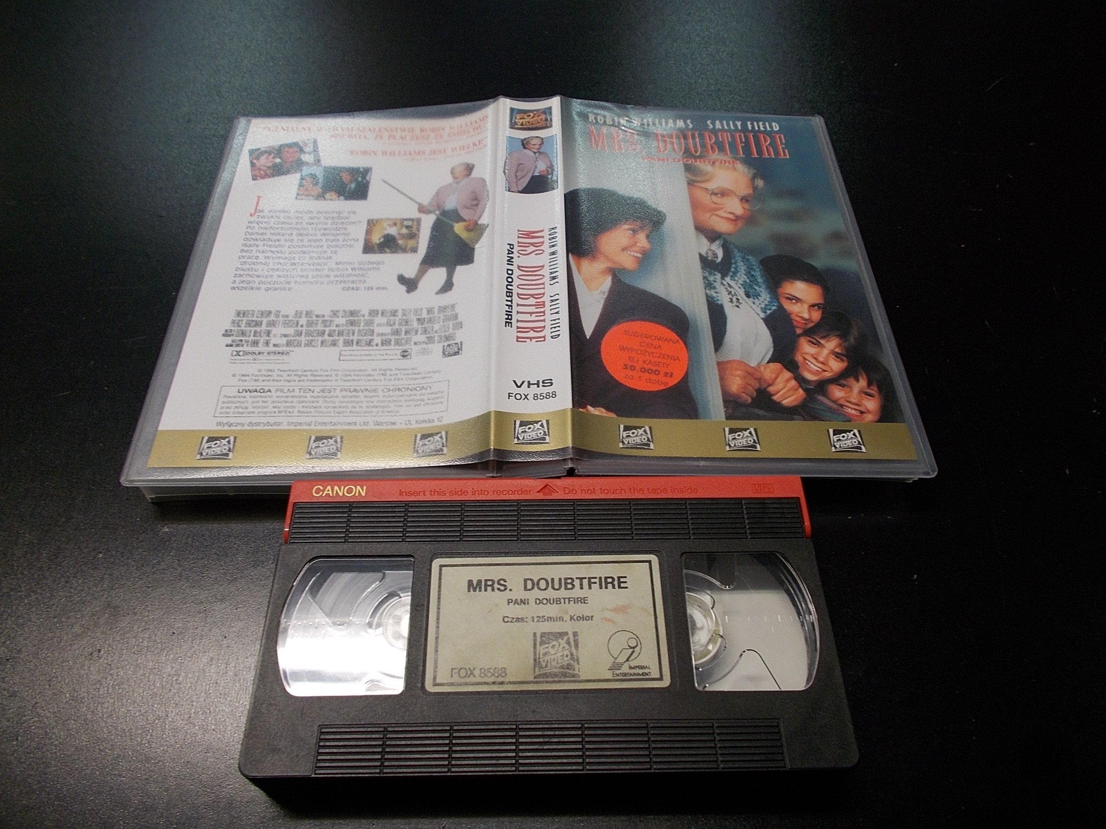 PANI DOUBTFIRE -  kaseta VHS - 1185 Opole