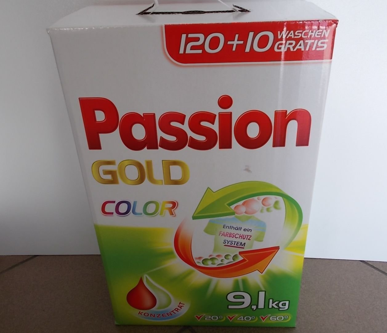 Passion Gold 9,1  kg - Proszek do prania kolorów - Opole