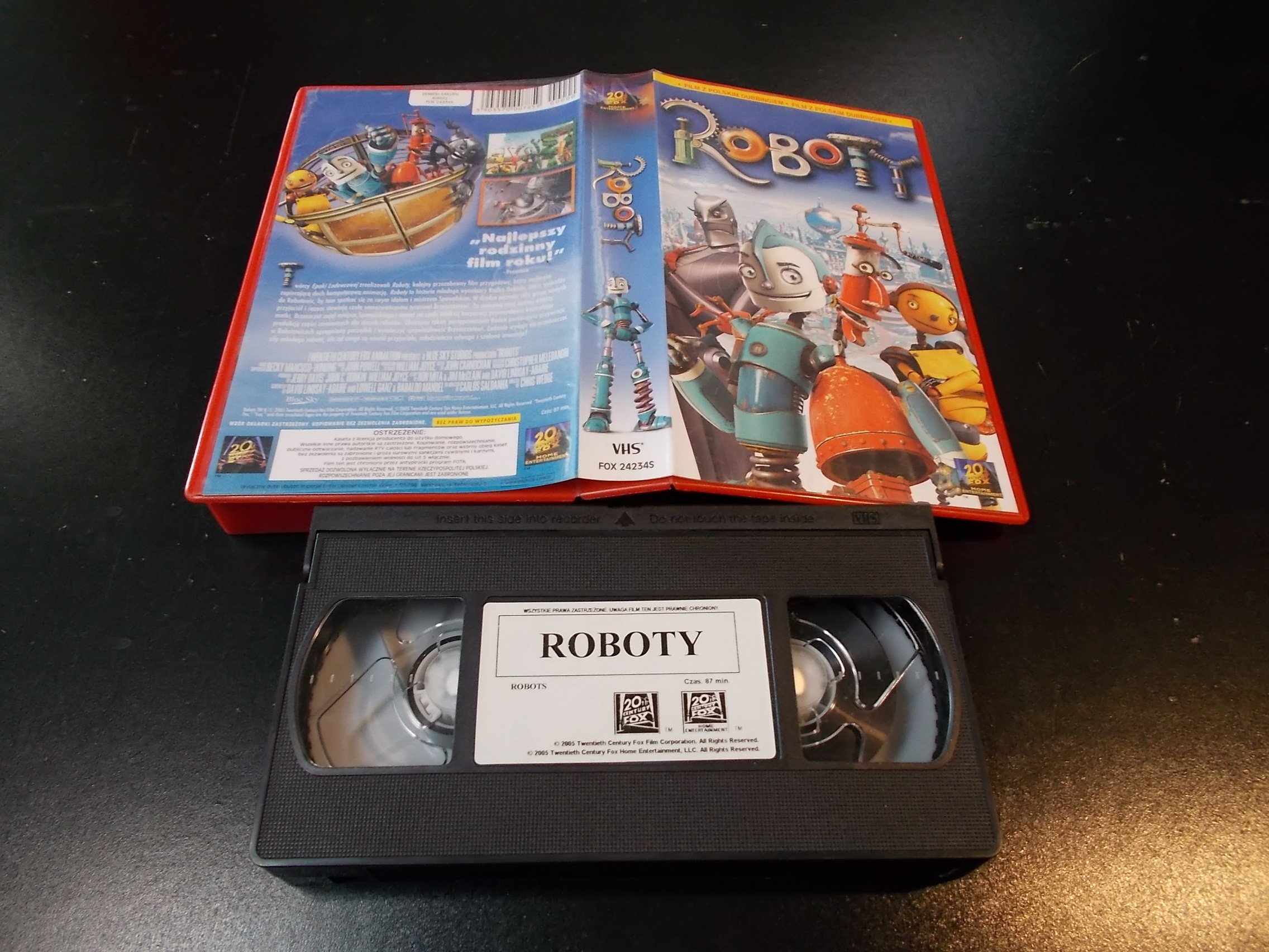 ROBOTY - kaseta Video VHS - 1340 Sklep 
