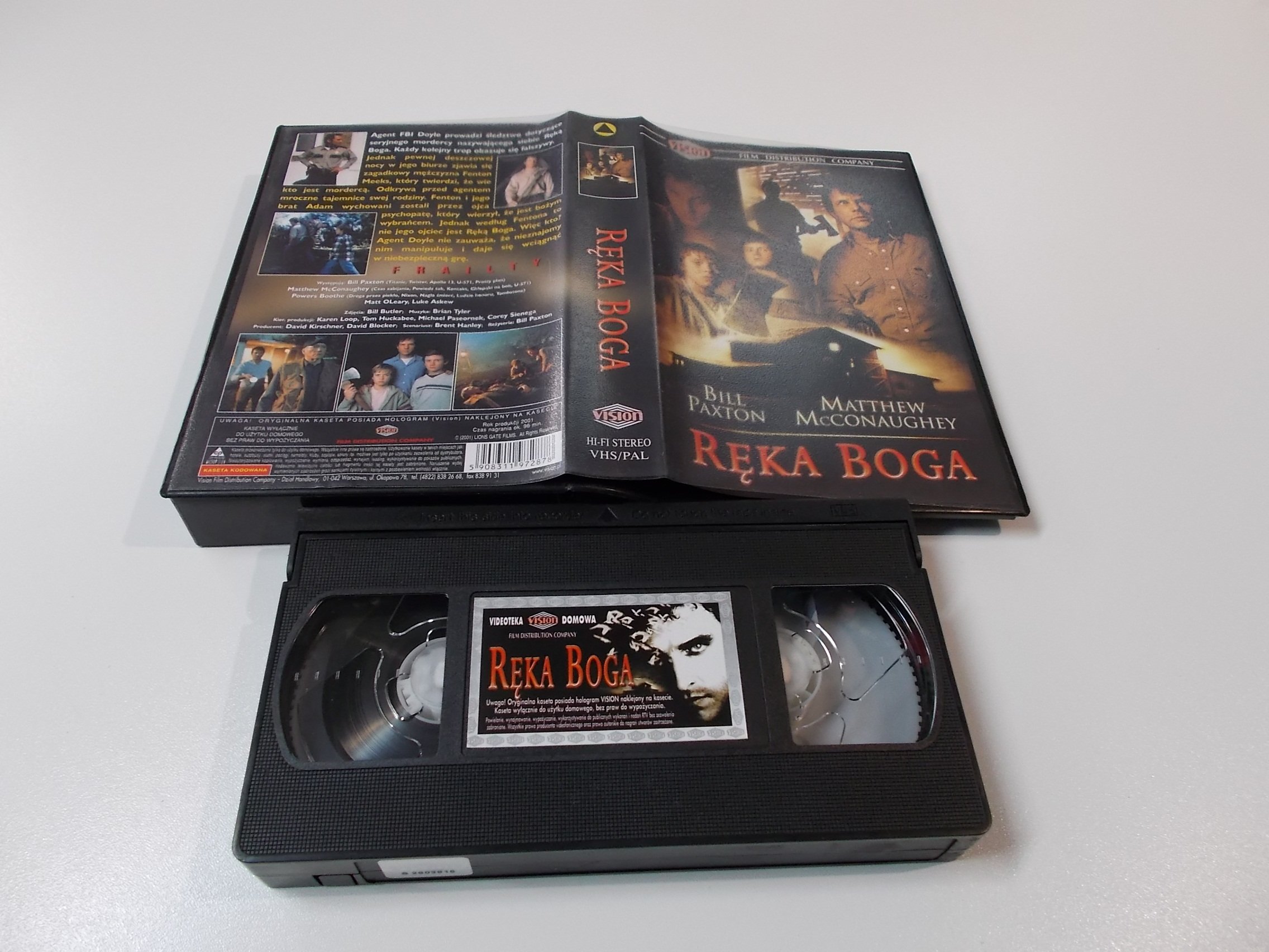 RĘKA BOGA - Kaseta Video VHS - Opole 1501