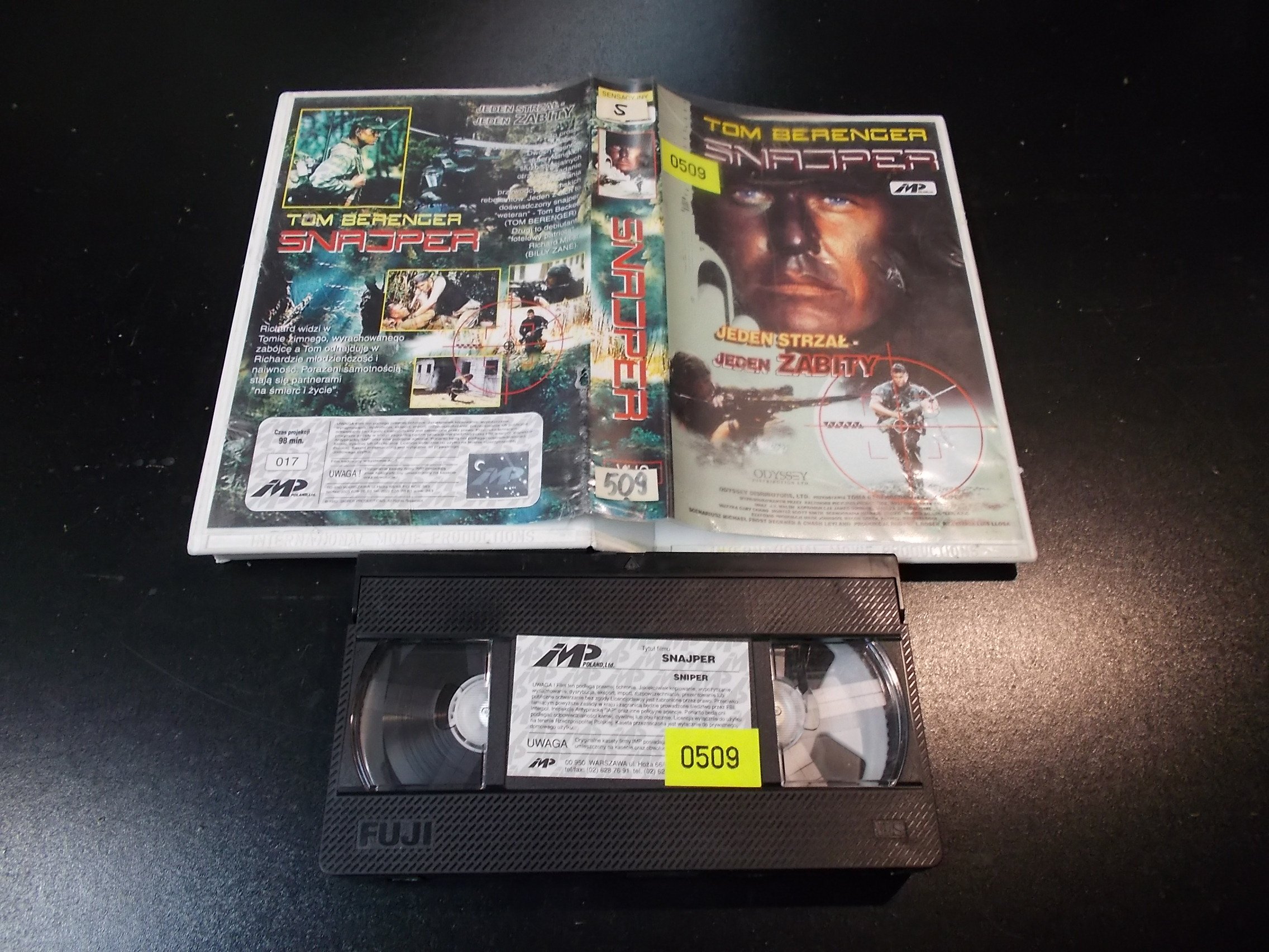 SNAJPER - kaseta Video VHS - 1398 Sklep 
