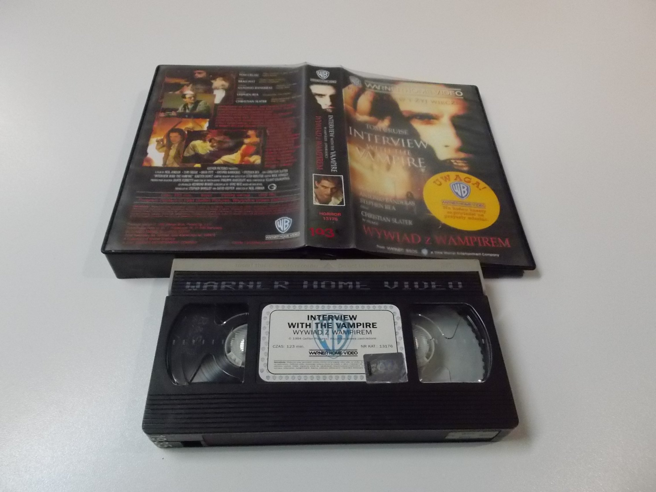 WYWIAD Z WAMPIREM - Kaseta Video VHS - Opole 1507